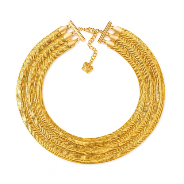 Triple Snake Chain Necklace