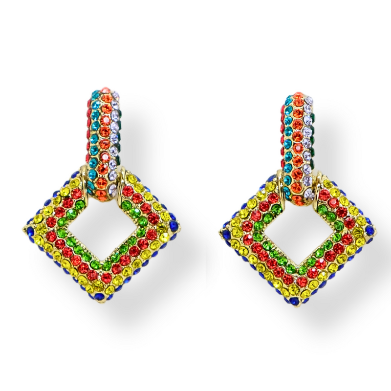 Geometric Drop Earrings