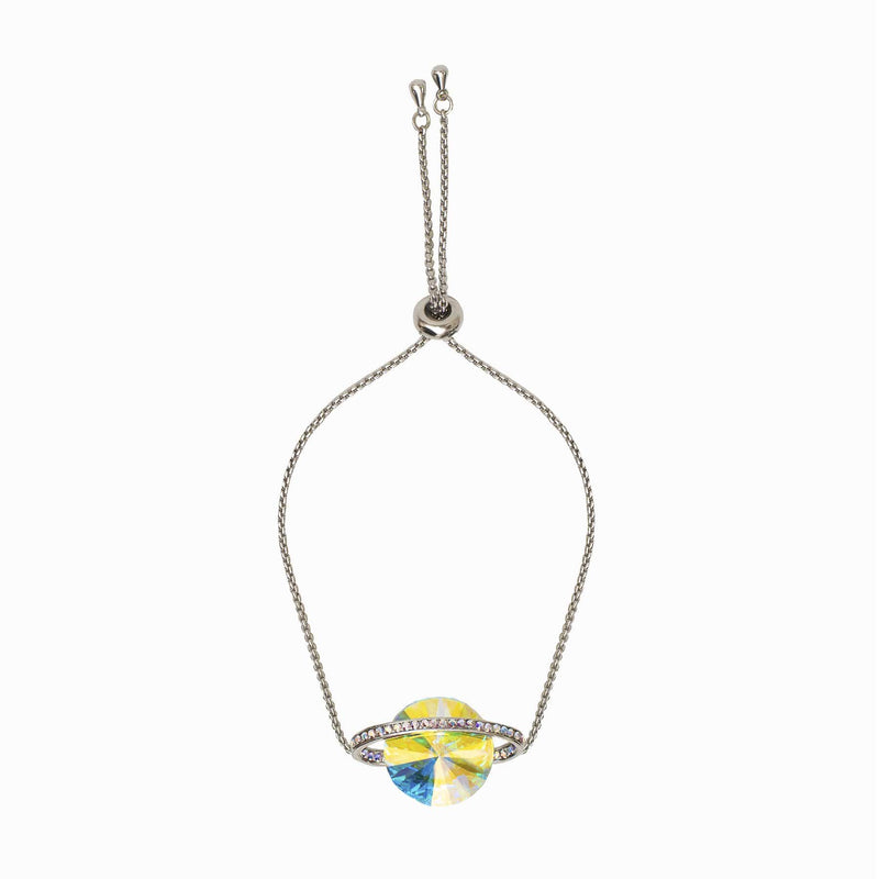 Crystal Saturn Planet Friendship Bracelet