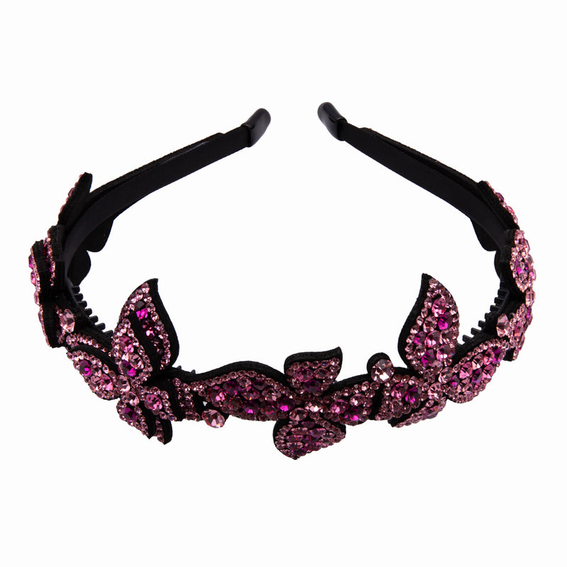 Crystal Butterflies Headband