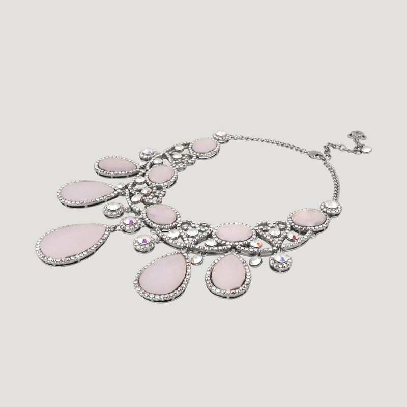 Mirror Hearts and Teardrops Necklace