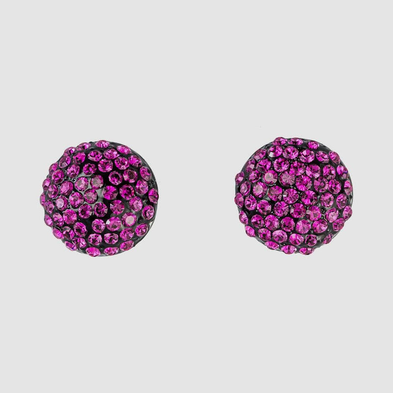 Large Crystal Stud Earrings