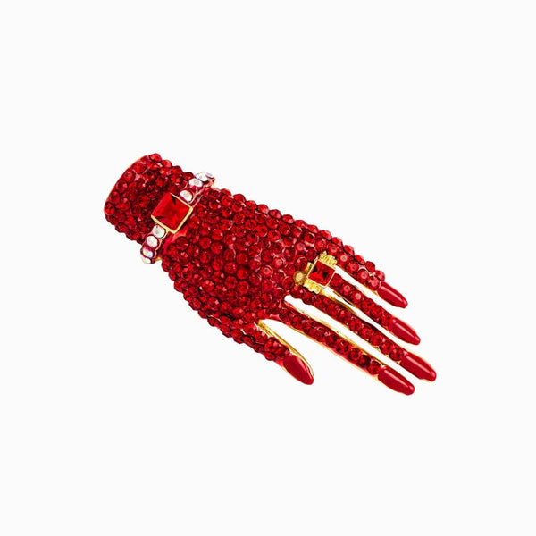 Classic Small Hand Crystal Brooch