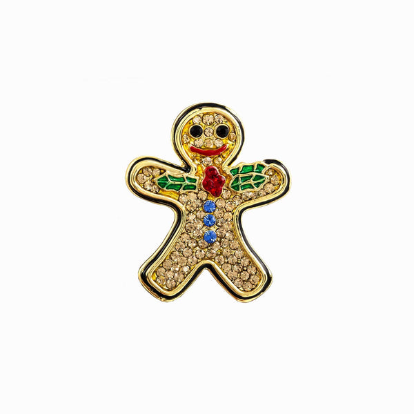 Gingerbread Man Clutch Pin