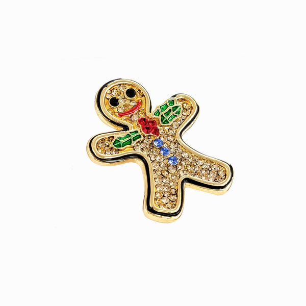 Gingerbread Man Clutch Pin
