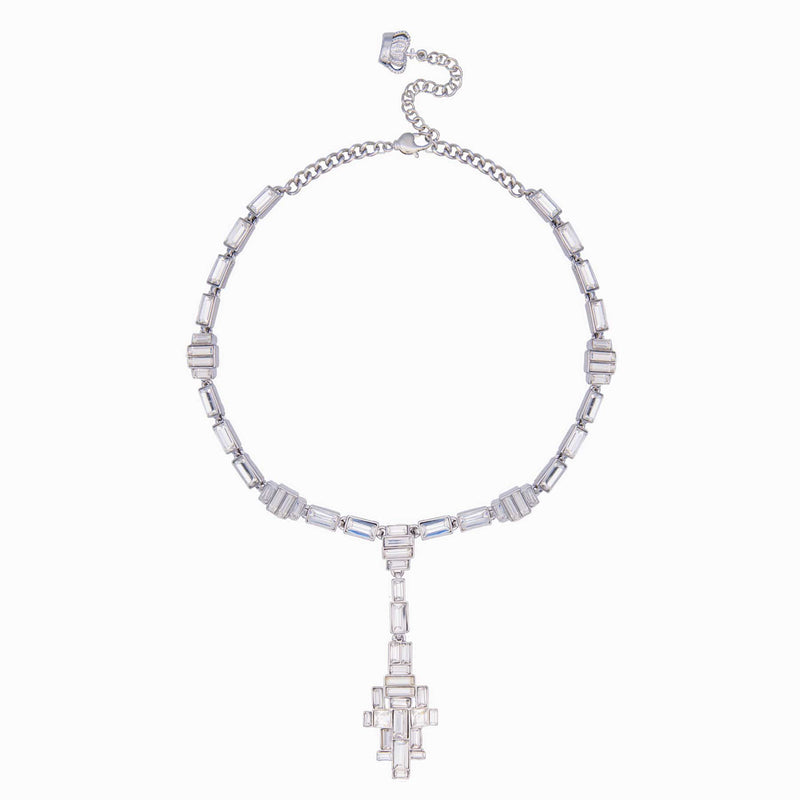 Baguette Crystal Art Deco Necklace