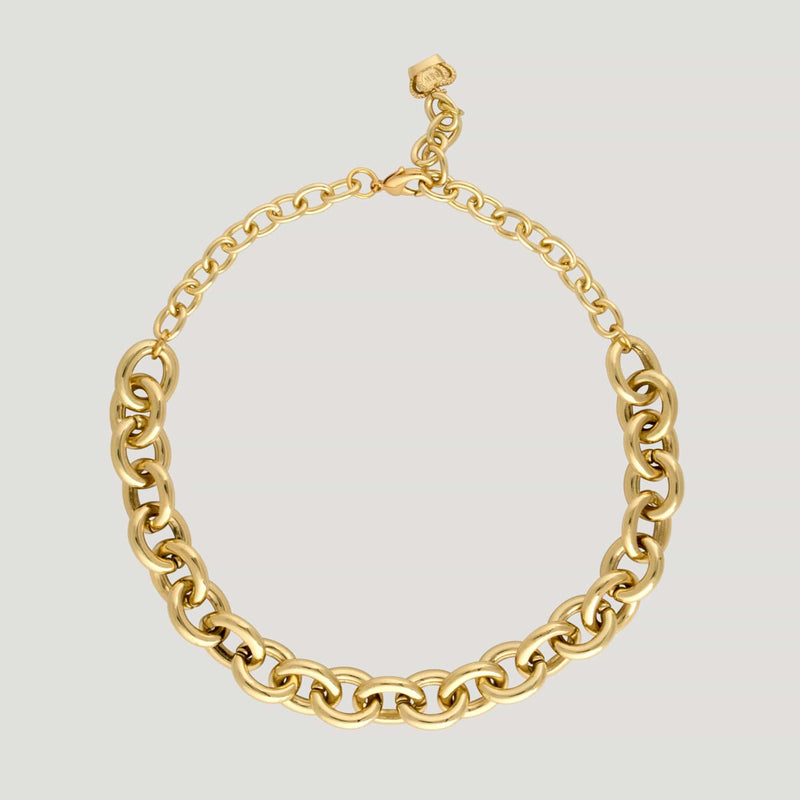 Medium Size Oval Links Necklace