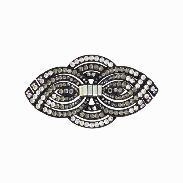 Art Deco Swirl Brooch