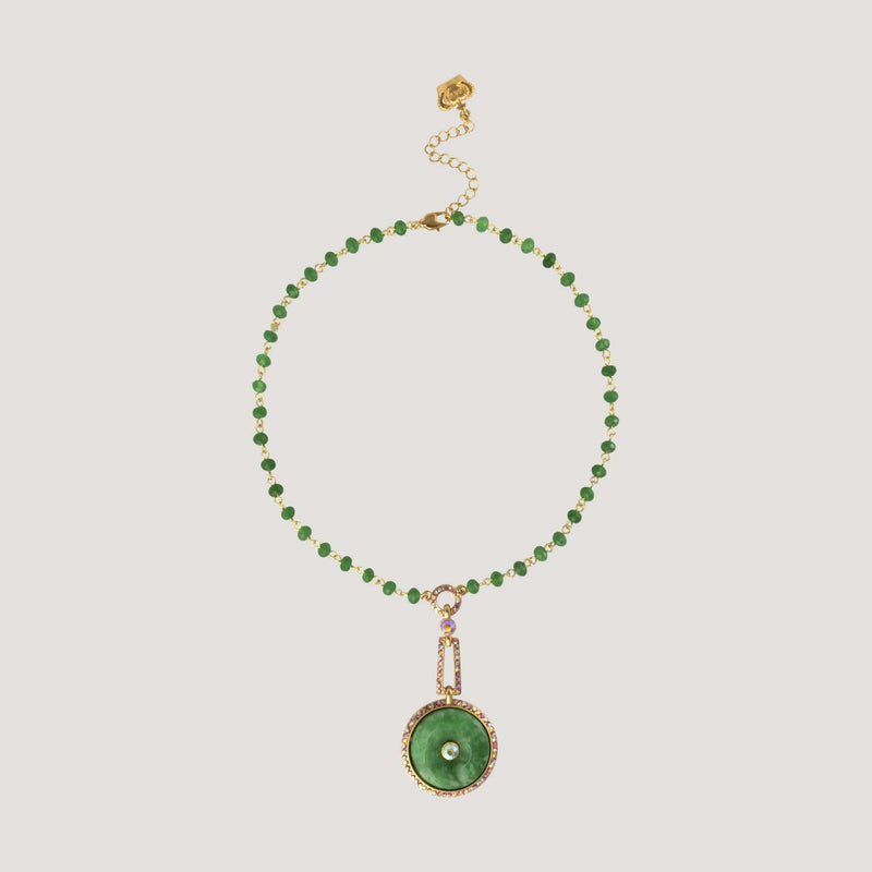 Jade Circle Necklace