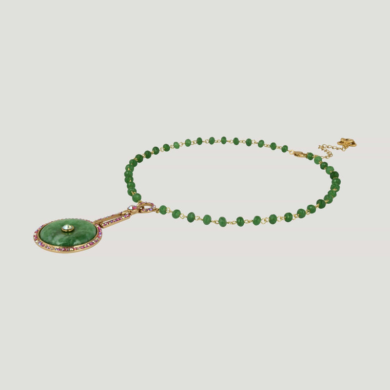 Jade Circle Necklace