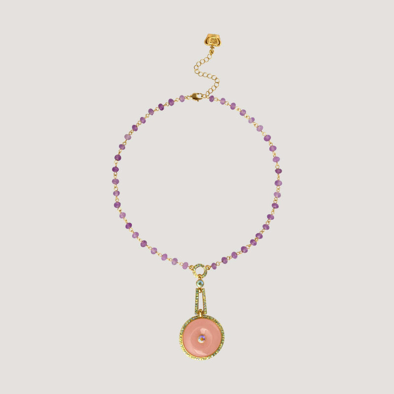 Jade Circle Necklace