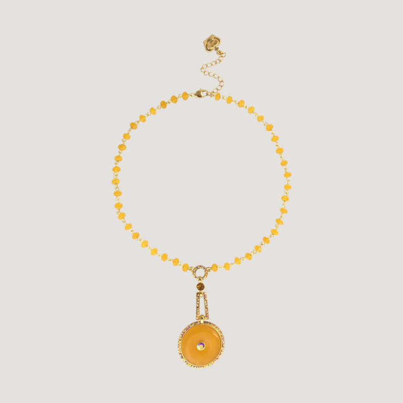 Jade Circle Necklace