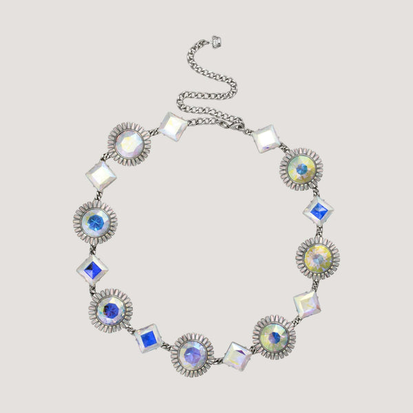 Faceted Stones Crystal Belt / Necklace