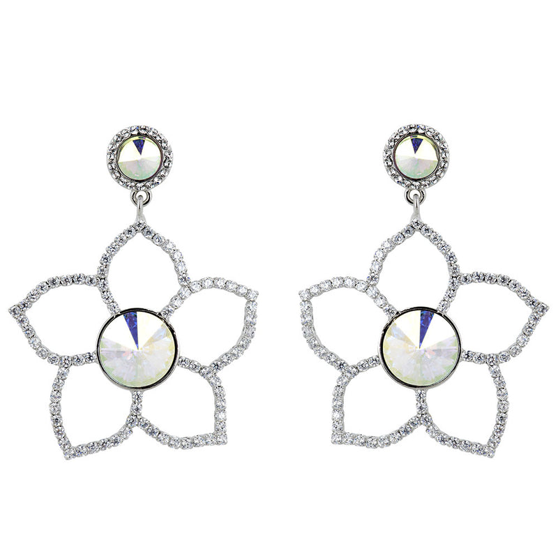 Large Daisy Drop Earrings