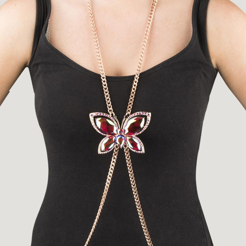 Butterfly Bodychain Necklace