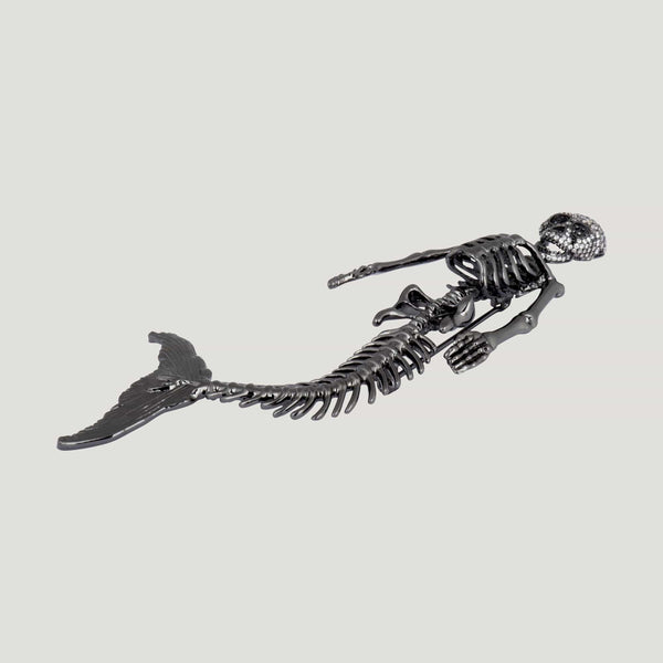 Skull Mermaid Brooch