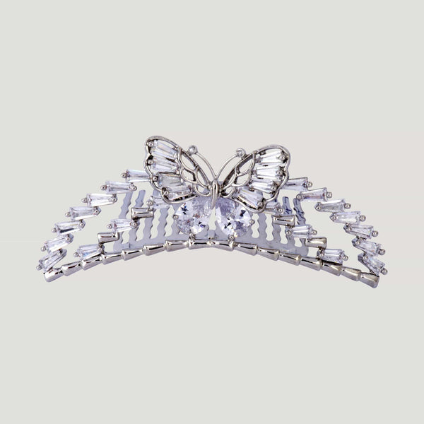 Crystal Butterfly Haircomb