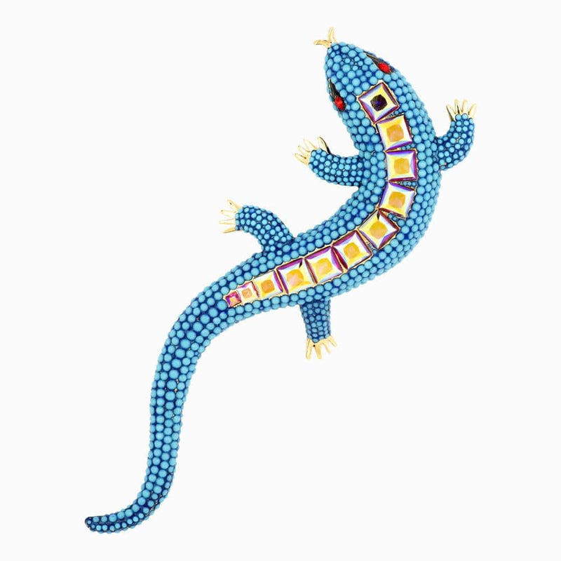 Desert Lizard Studded Brooch