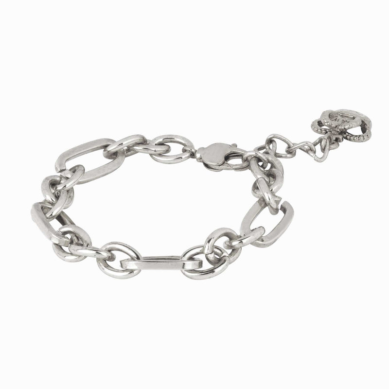 Crystal Chain Link Bracelet | Butler & Wilson Silver by Butler & Wilson