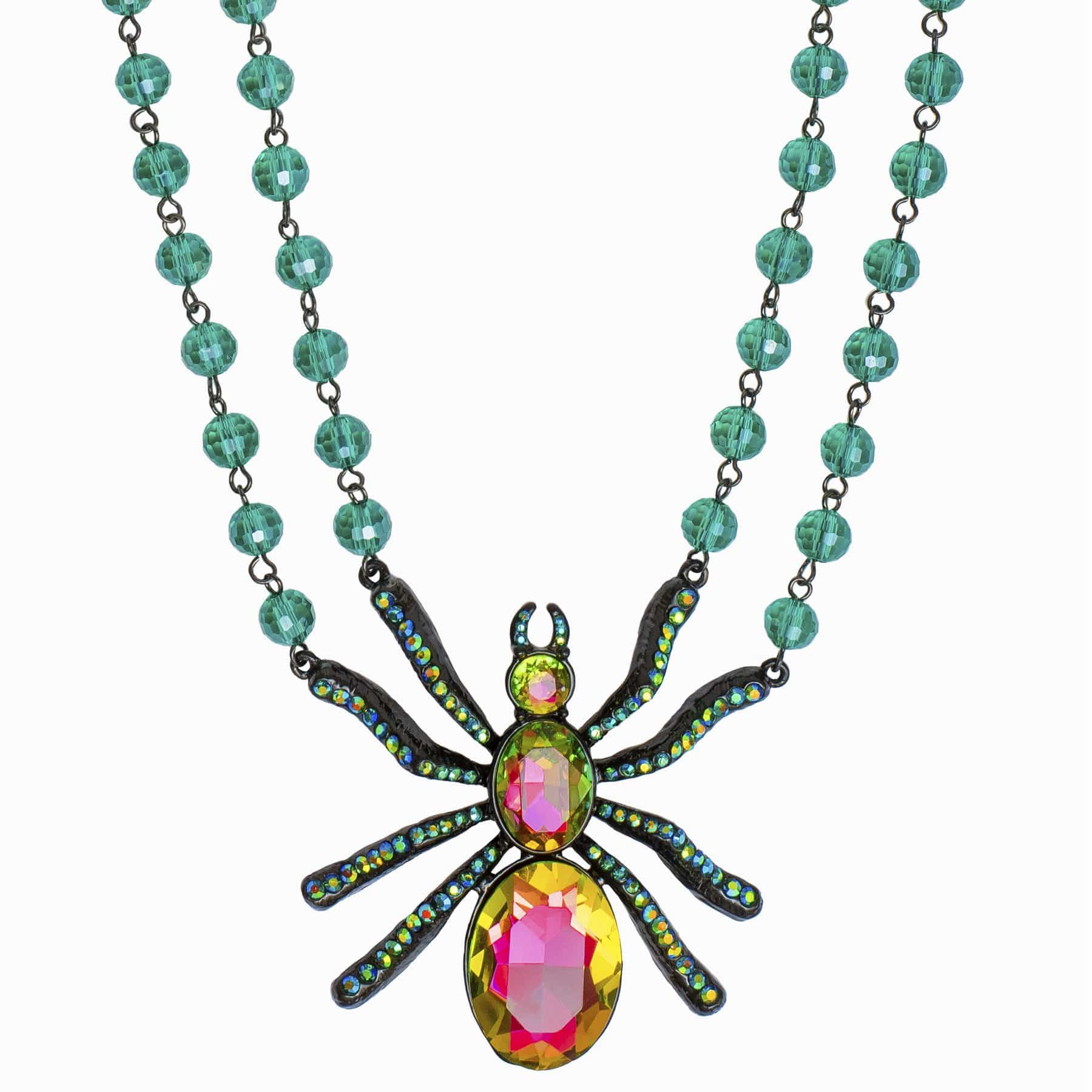 Betsey johnson spider necklace on sale