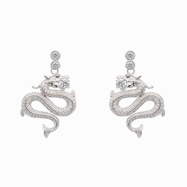 Infinity Dragon Earrings