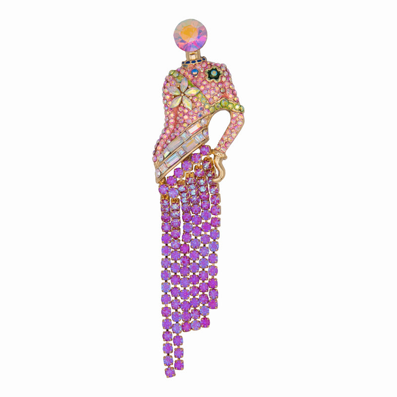 Crystal Lady Brooch