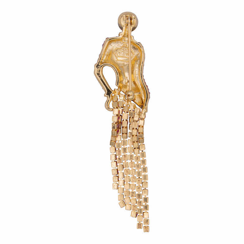 Crystal Lady Brooch
