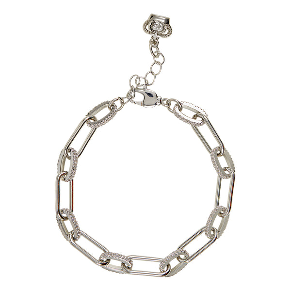Crystal Chain Link Bracelet