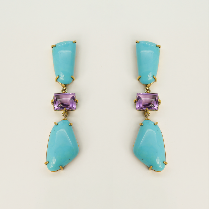 Turquoise and amethyst jewelry deals