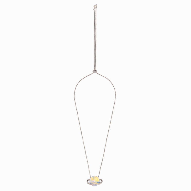 Adjustable Crystal Saturn Necklace