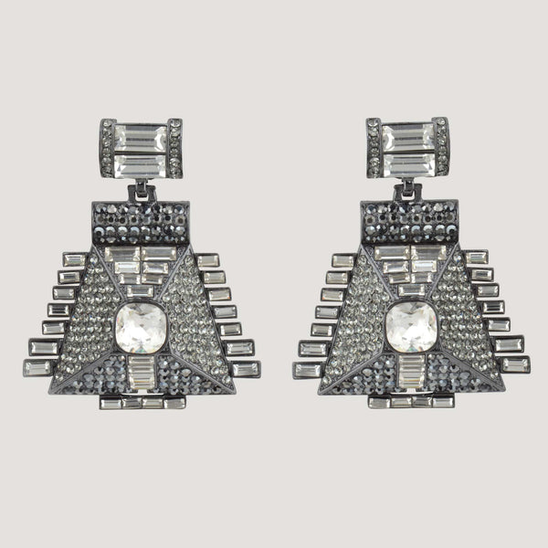Trapezium Art Deco  Earrings