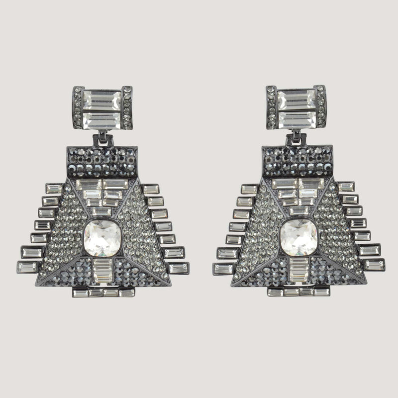 Trapezium Art Deco  Earrings