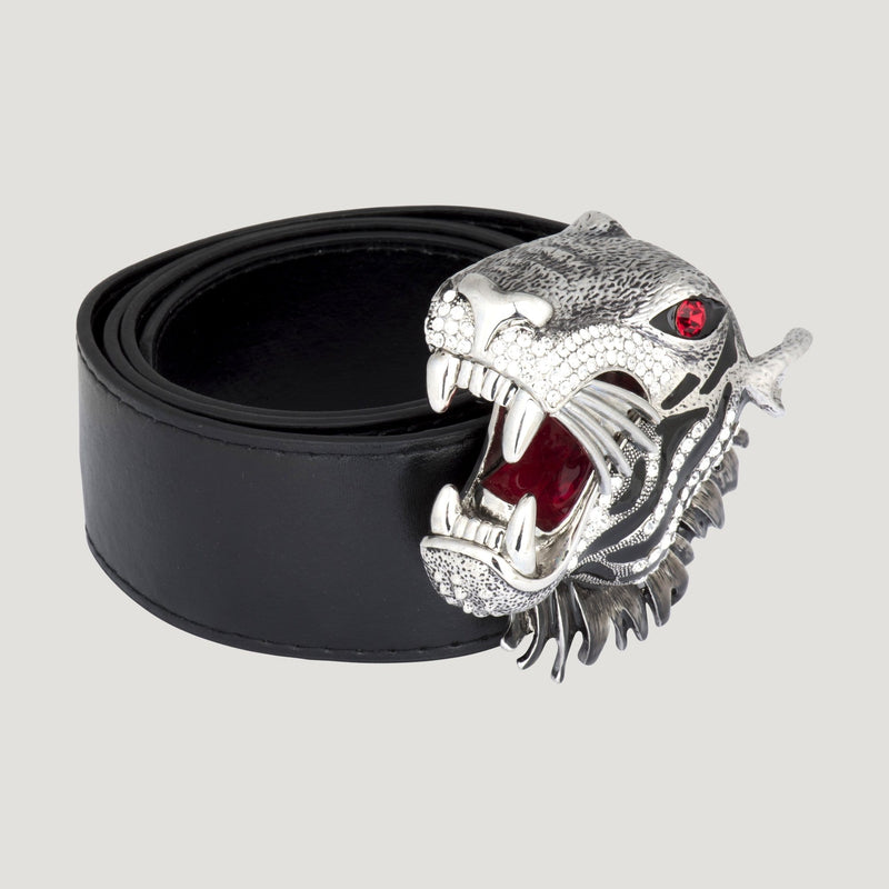 Big Crystal Tiger Buckle Belt