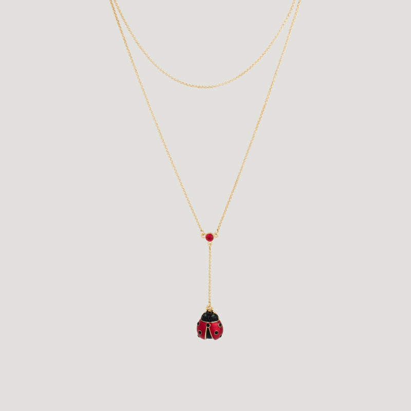 Ladybird Y-Shape Pendant