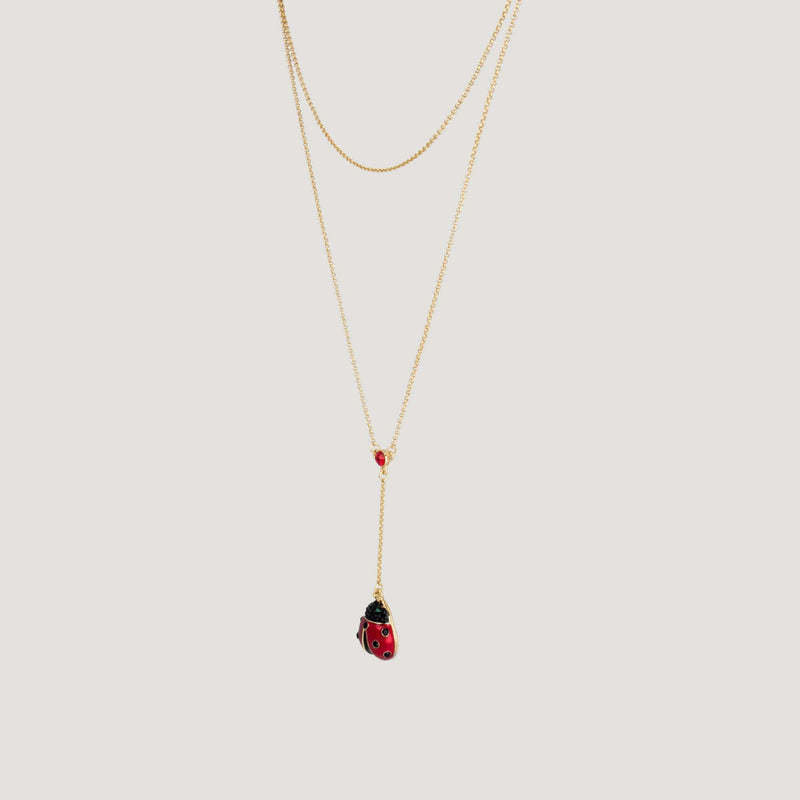 Ladybird Y-Shape Pendant