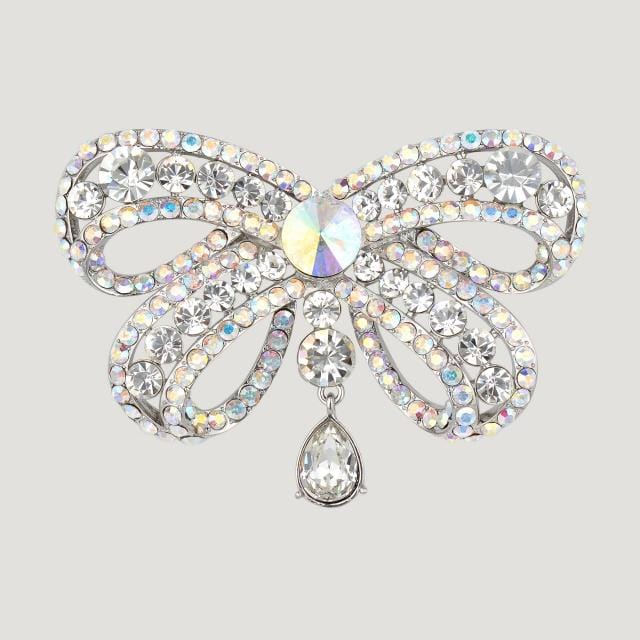 Ornate Bow Brooch